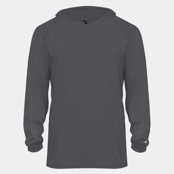 Youth B-Core Long Sleeve Hooded T-Shirt Thumbnail