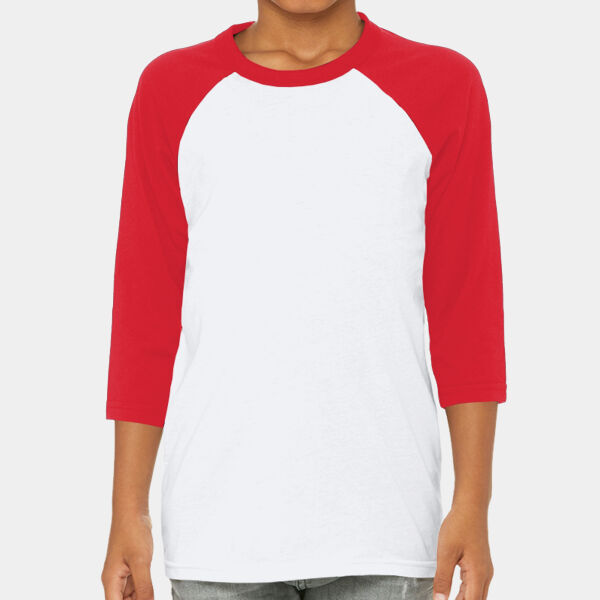 Youth Three-Quarter Sleeve Baseball T-Shirt Thumbnail