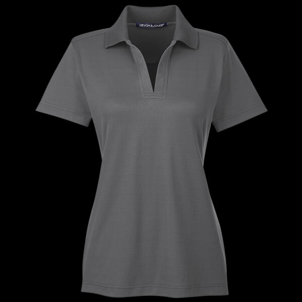 CrownLux Performance® Ladies' Plaited Polo Thumbnail