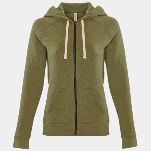Women's Malibu Raglan Full-Zip Hoodie Sweatshirt Thumbnail
