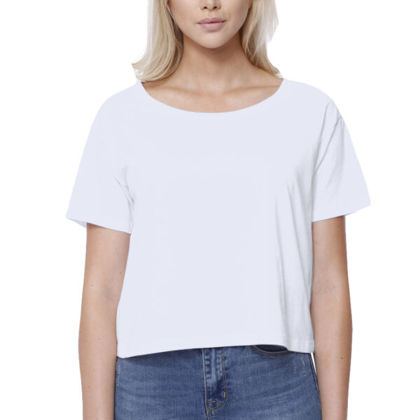 Ladies' Boxy Cotton T-Shirt Thumbnail