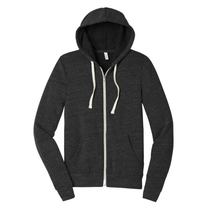Unisex Triblend Sponge Fleece Full Zip Hoodie Thumbnail