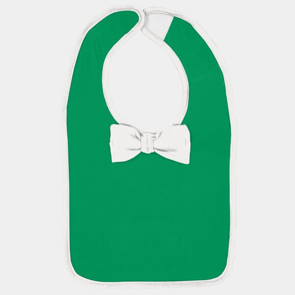 Infant Baby Rib Bow Tie Bib Thumbnail