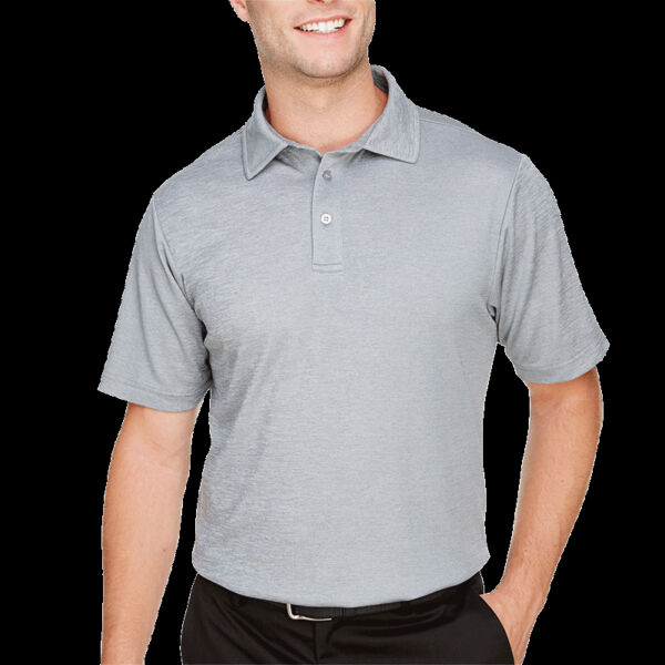 CrownLux Performance® Men's Address Melange Polo Thumbnail