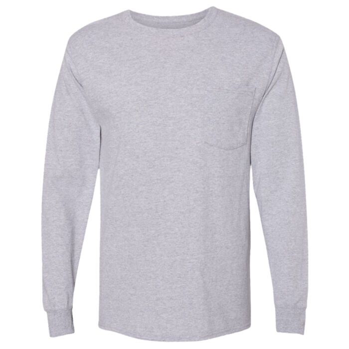 Adult Workwear Long-Sleeve Pocket T-Shirt Thumbnail