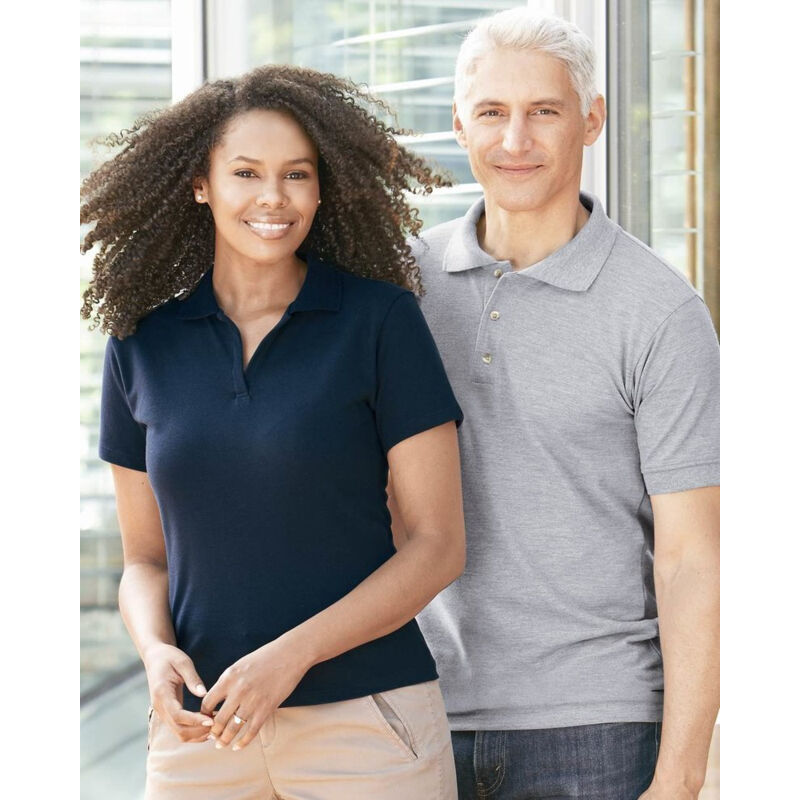 Women's USA-Made V-Neck Polo Thumbnail