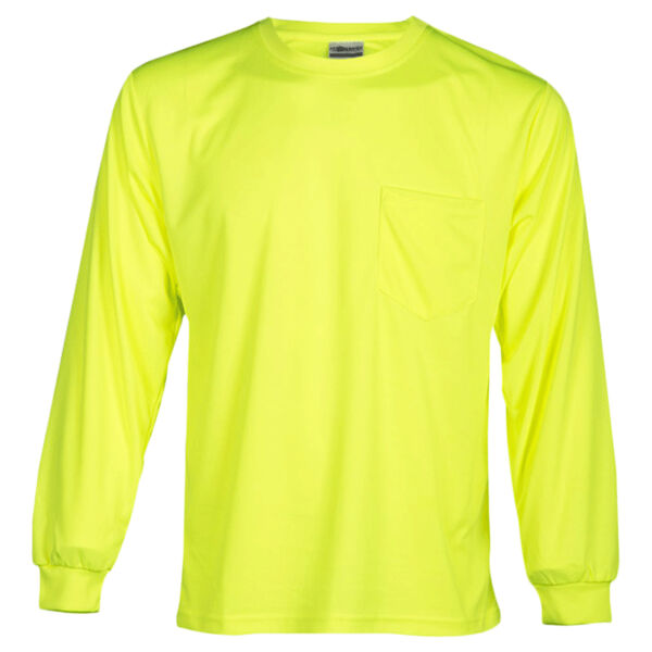 Unisex Microfiber Polyester Long Sleeve T-Shirt Thumbnail