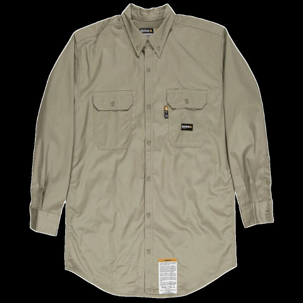 Men's Tall Flame-Resistant Button Down Work Shirt Thumbnail