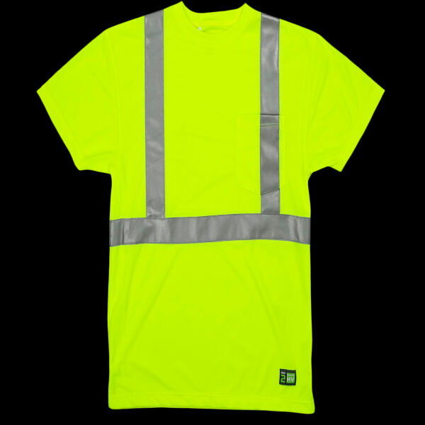 Men's Tall Hi-Vis Class 2 Performance Short Sleeve T-Shirt Thumbnail