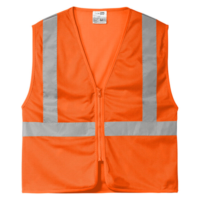 Ansi 107 Class 2 Economy Mesh Zippered Vest Thumbnail
