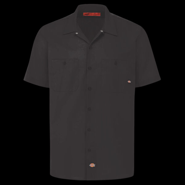 Men's Tall Industrial Short Sleeve Work Shirt Thumbnail