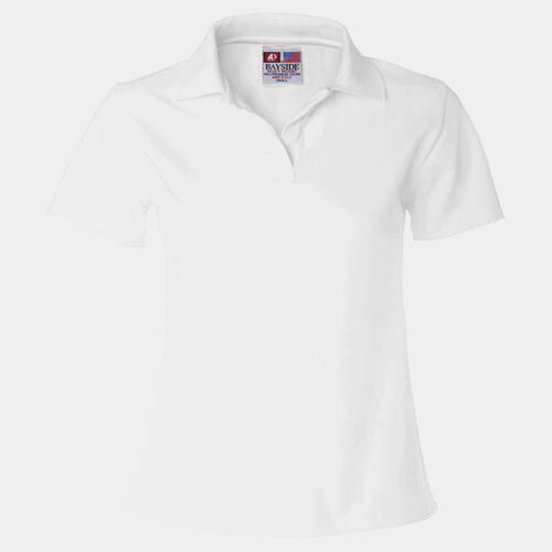 Ladies' USA Made Johnny Collar Polo Thumbnail