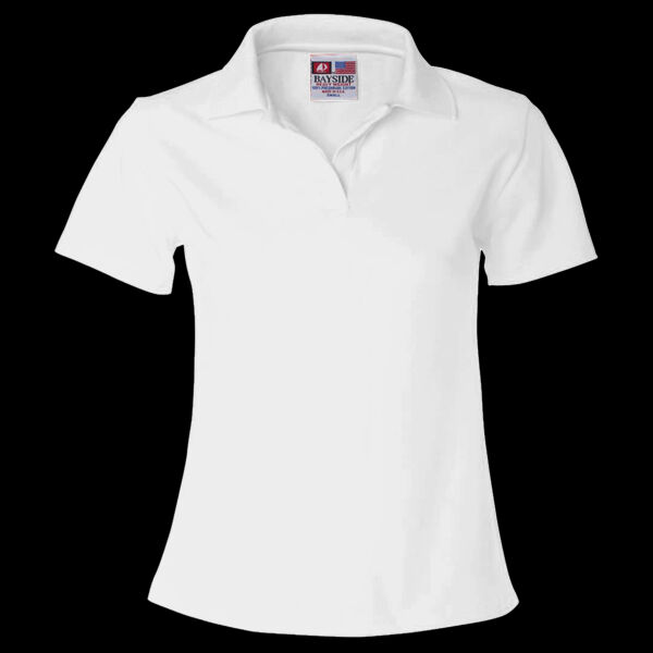 Ladies' USA Made Johnny Collar Polo Thumbnail