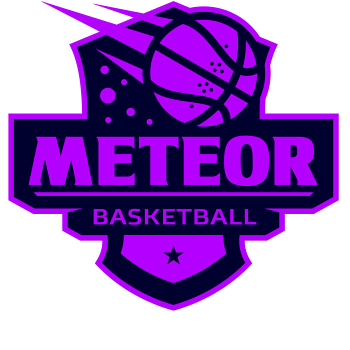 Meteor Basketball logo template Thumbnail