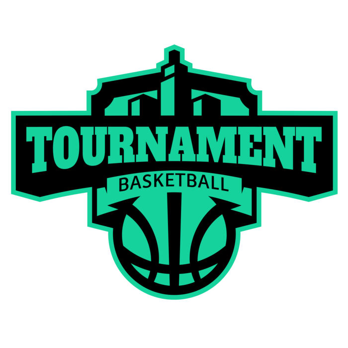 Tournament Basketball logo template Thumbnail