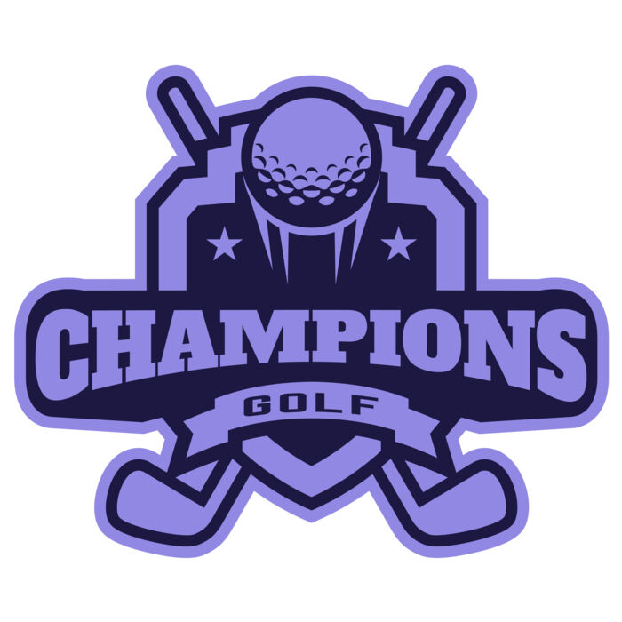 Champions Golf logo template Thumbnail