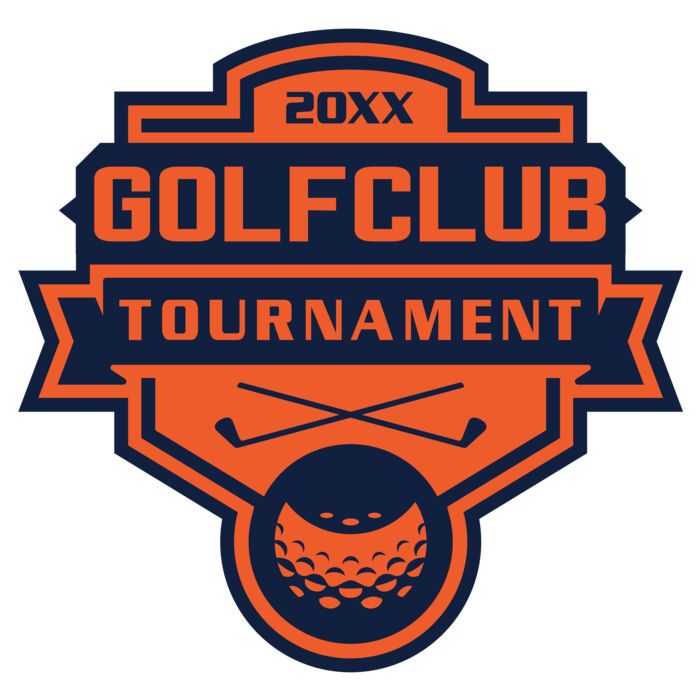 Golf club Tournament logo template 02 Thumbnail