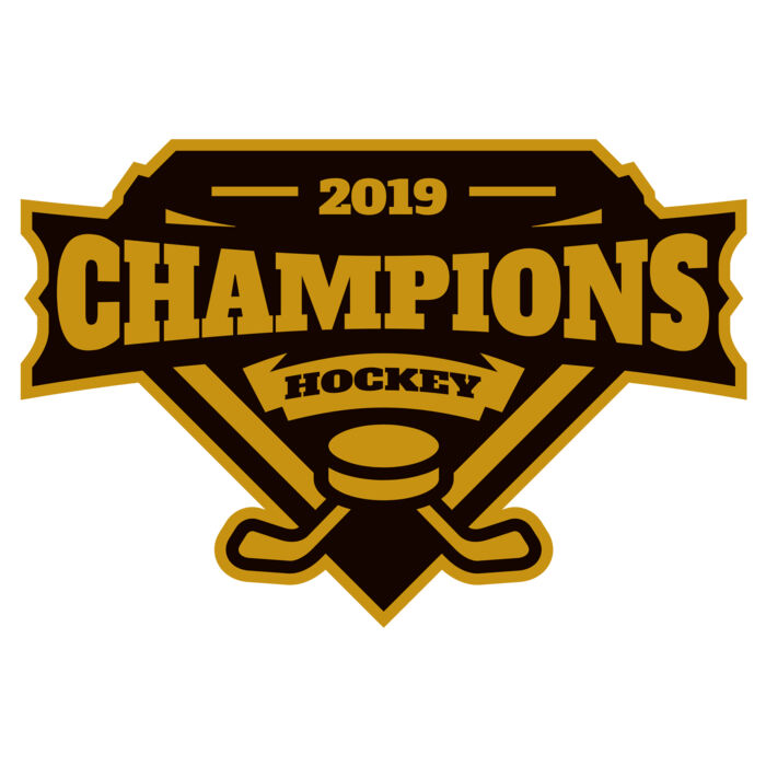 Champions Hockey logo template Thumbnail