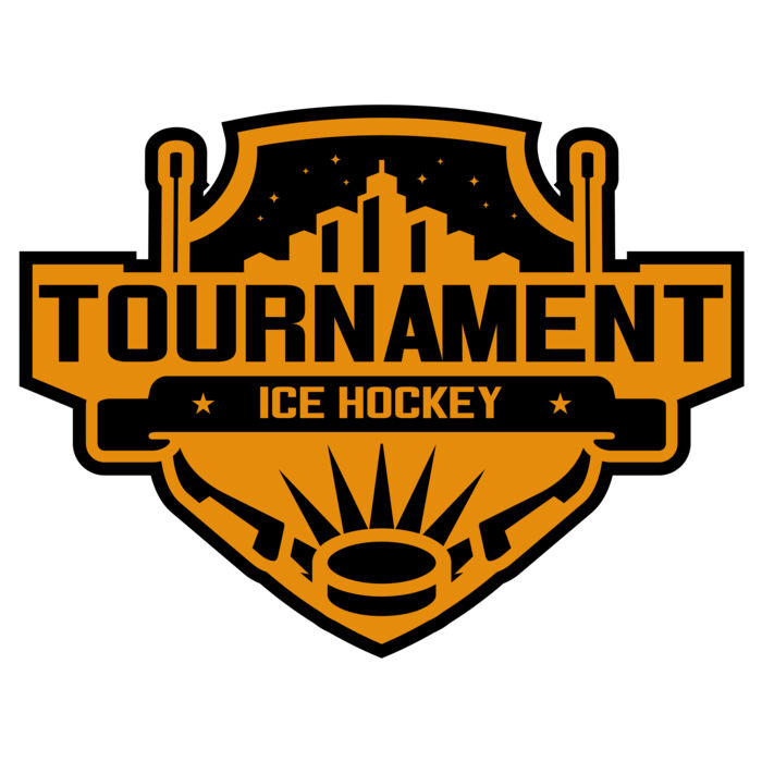 Tournament Ice Hockey logo template 02 Thumbnail