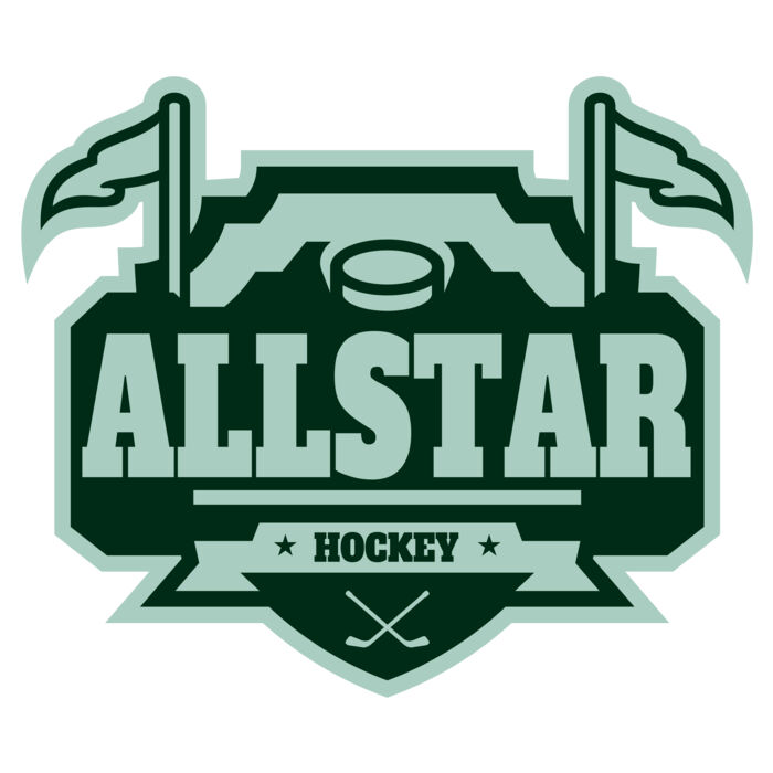 All Star Hockey Tournament logo template 02 Thumbnail