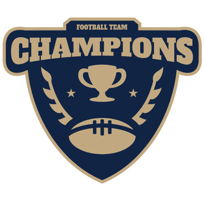 Champions Football Team logo template Thumbnail