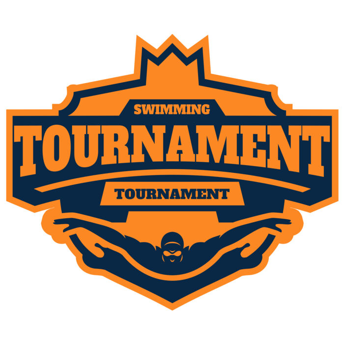 Swimming Tournament logo template Thumbnail