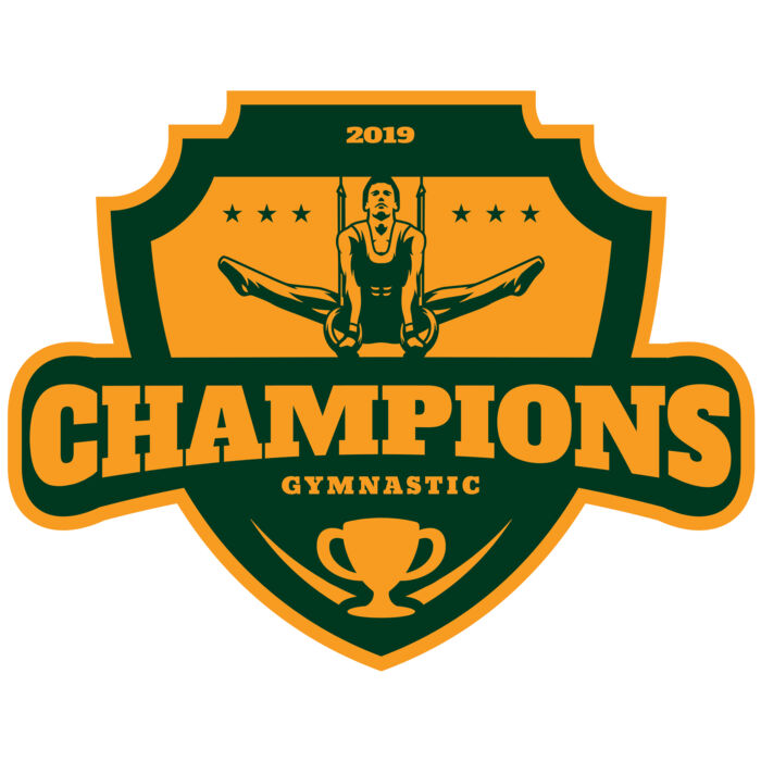 Champions Gymnastic logo template Thumbnail