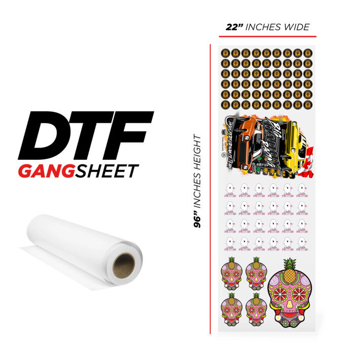 DTF Gang Sheet 22x48" DTFGS48 Thumbnail