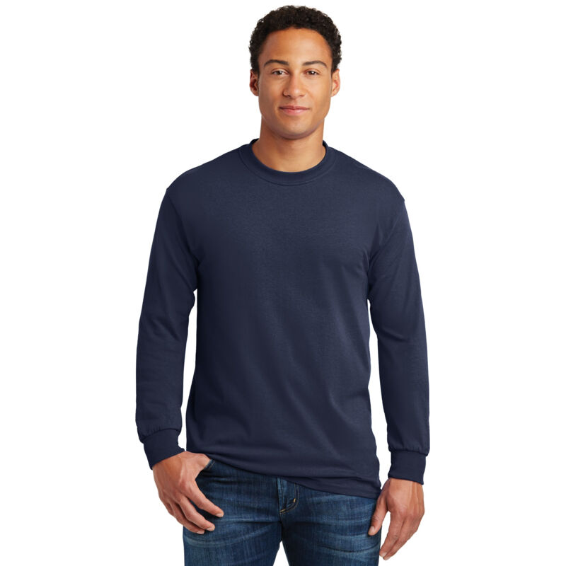 Custom Printed Gildan Heavy Cotton Long Sleeve T‑Shirt Thumbnail