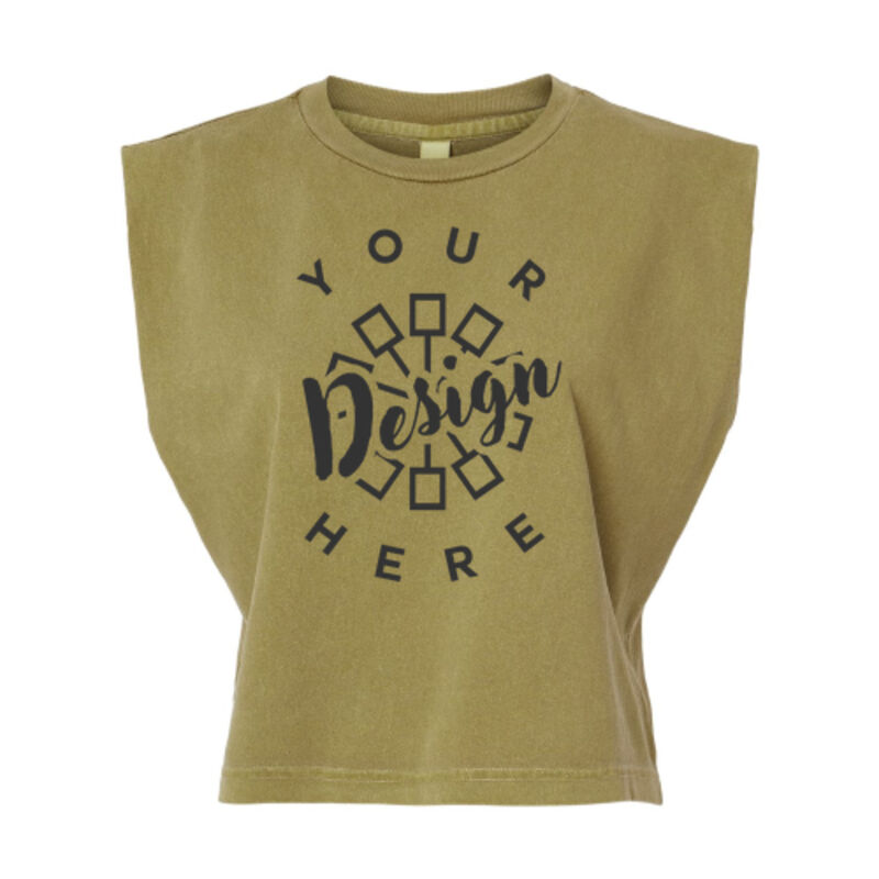  American Apparel Heavyweight Cotton Women's Garment Dyed Muscle  Thumbnail