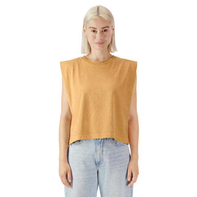  American Apparel Heavyweight Cotton Women's Garment Dyed Muscle  Thumbnail