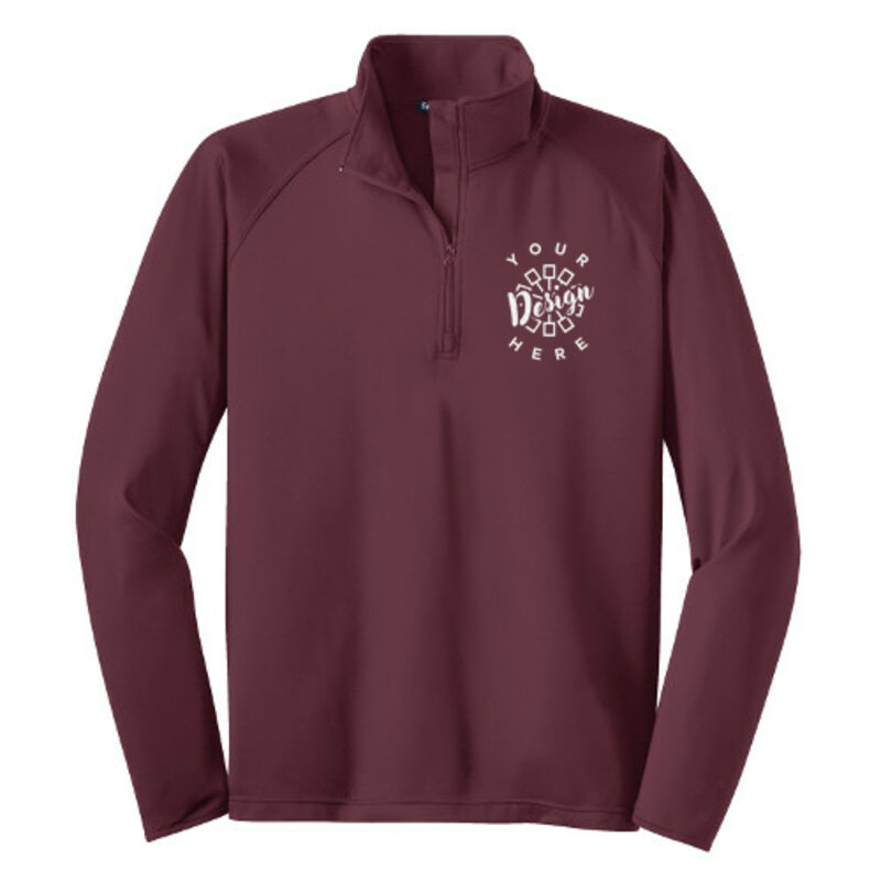  Sport Tek Sport Wick Stretch Half Zip Pullover  Thumbnail