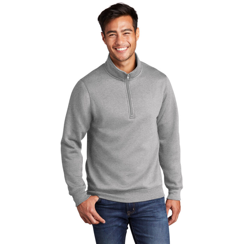 Port and Company Core Fleece Quarter-Zip Pullover Sweatshirt  Thumbnail