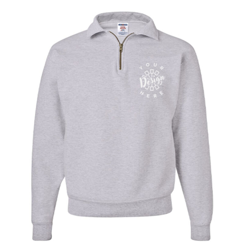 Jerzees 9.3 Oz 50/50 Nublend Quarter Zip Sweatshirt Adult  Thumbnail