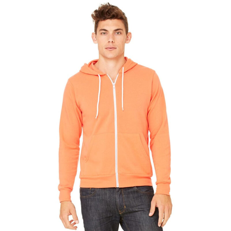 Bella Canvas Unisex Full-Zip Hooded Sweatshirt  Thumbnail
