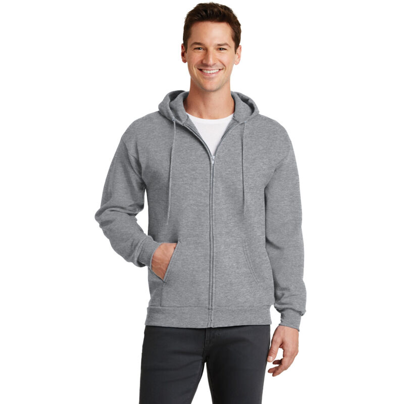  Port and Company Classic Full Zip Hooded Sweatshirt  Thumbnail