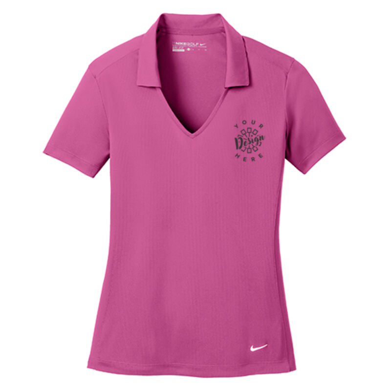 Nike Golf Ladies Dri Fit Vertical Mesh Polo  Thumbnail