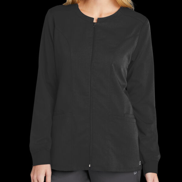 Wonderwink Womens Premiere Flex Full-Zip Scrub Jacket Thumbnail
