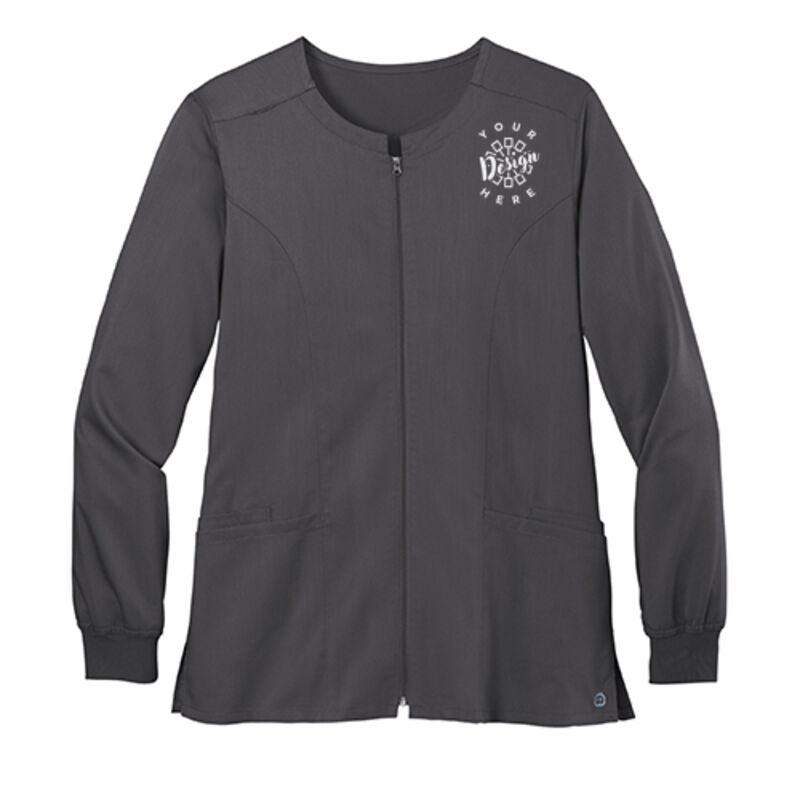 Wonderwink Womens Premiere Flex Full-Zip Scrub Jacket Thumbnail