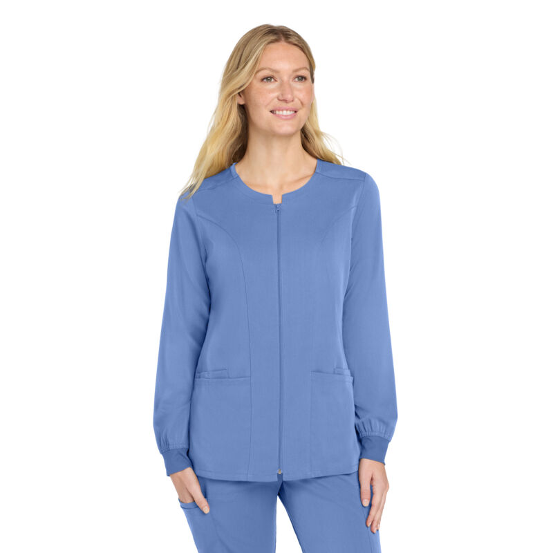Wonderwink Womens Premiere Flex Full-Zip Scrub Jacket Thumbnail