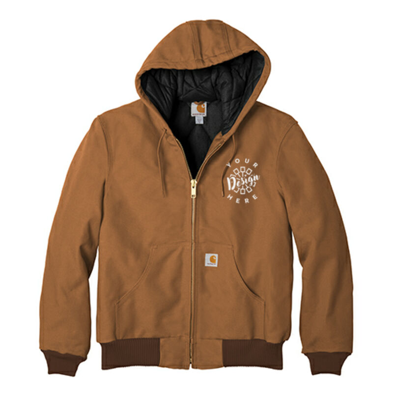 Carhartt Quilted-Flannel-Lined Duck Active Jacket Thumbnail