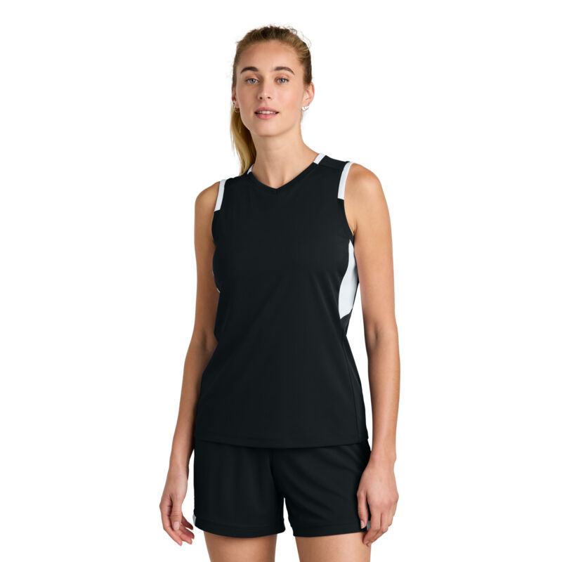 Sport-Tek Women’s Club Sleeveless V-Neck Thumbnail