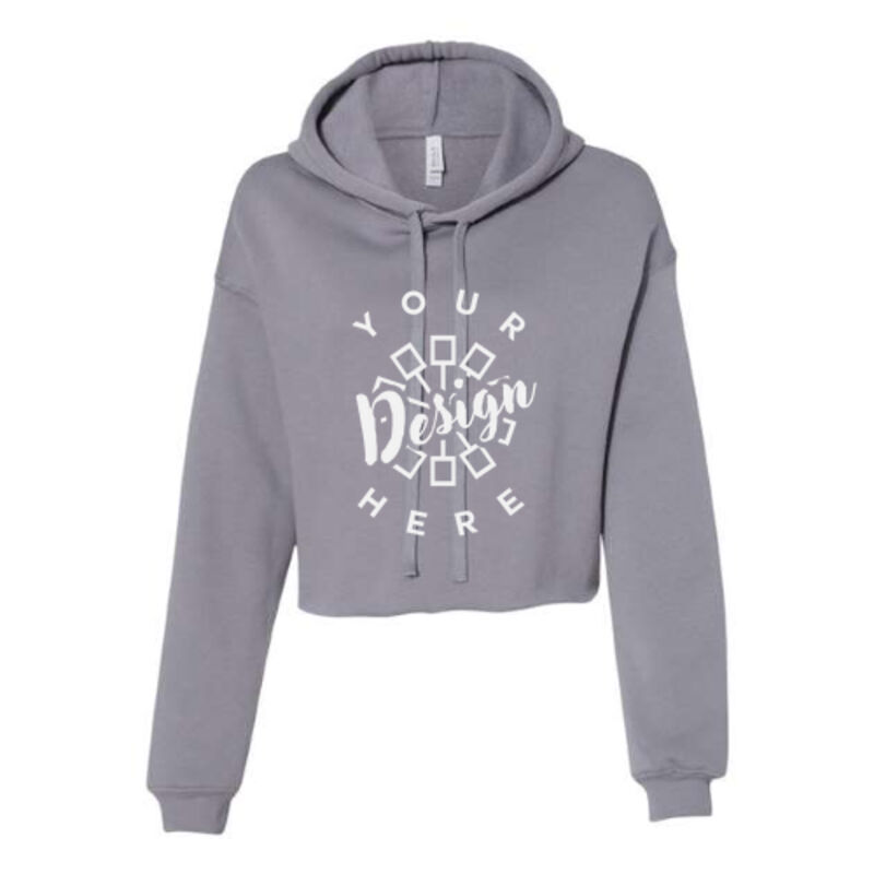 Bella Canvas Ladies' Cropped Fleece Hoodie Thumbnail