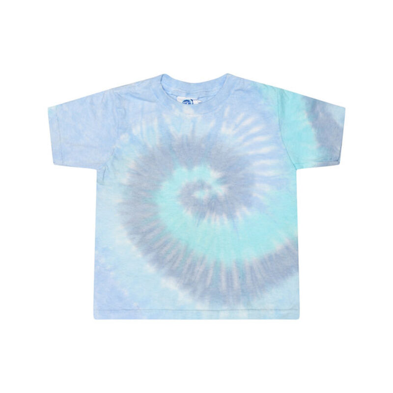 Colortone Ladies' Tie Dye Crop Tee Thumbnail
