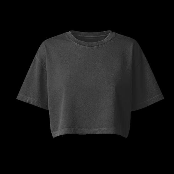 American Apparel Women's Garment-Dyed Heavyweight Cropped Tee Thumbnail