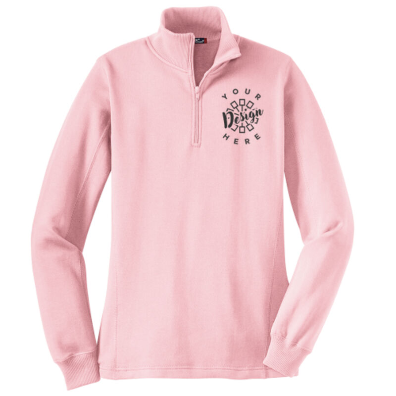 Sport- Tek Ladies Quarter Zip Sweatshirt Thumbnail