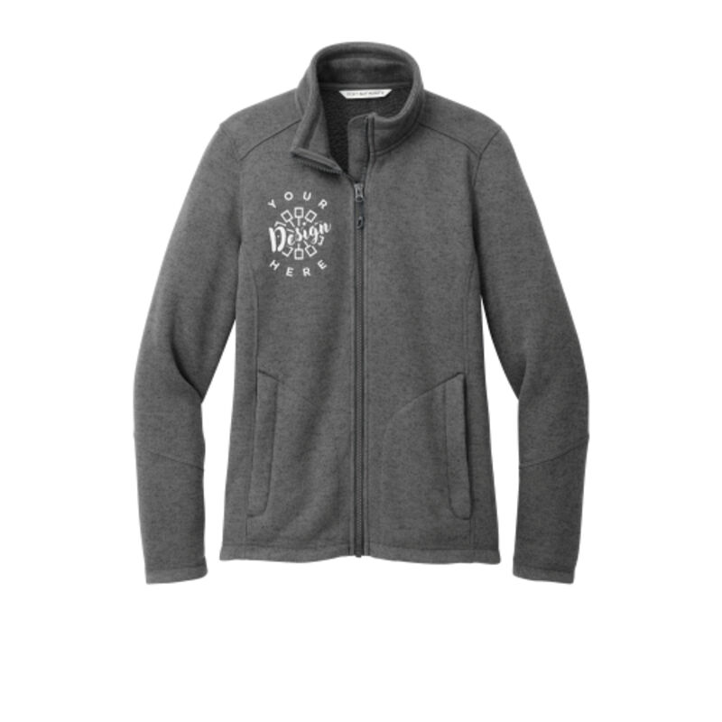 Port Authority Ladies Arc Sweater Fleece Jacket Thumbnail