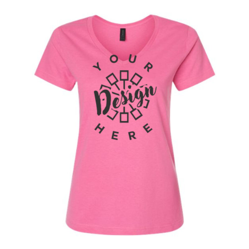 Gildan Ladies' SoftStyle® Fitted V-Neck T-Shirt Thumbnail