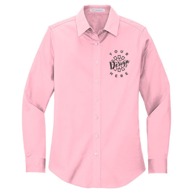 Port Authority Ladies Long Sleeve Easy Care Shirt  Thumbnail