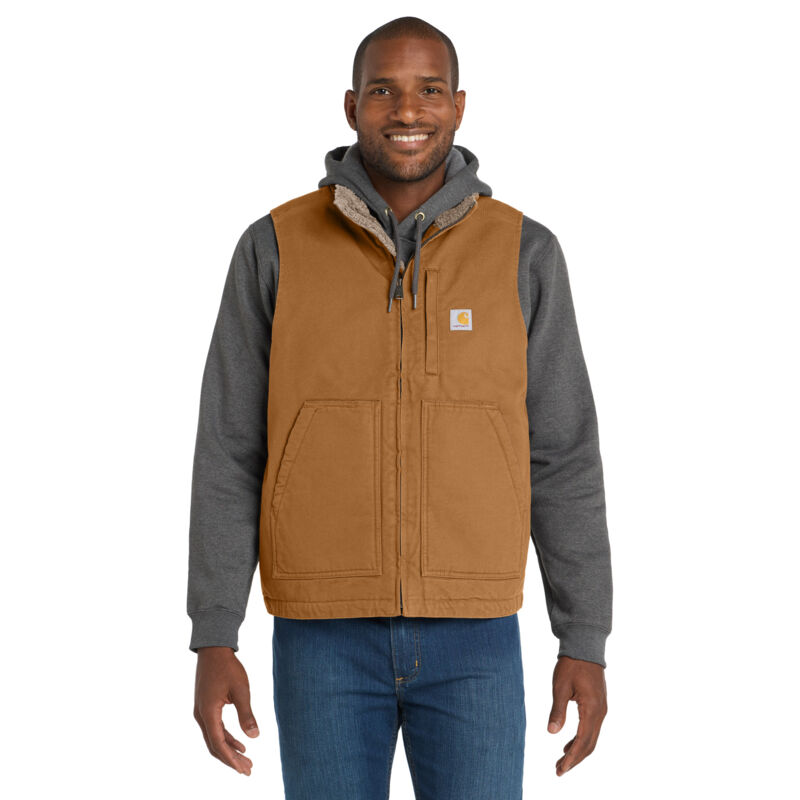  Carhartt Sherpa-Lined Mock Neck Vest  Thumbnail
